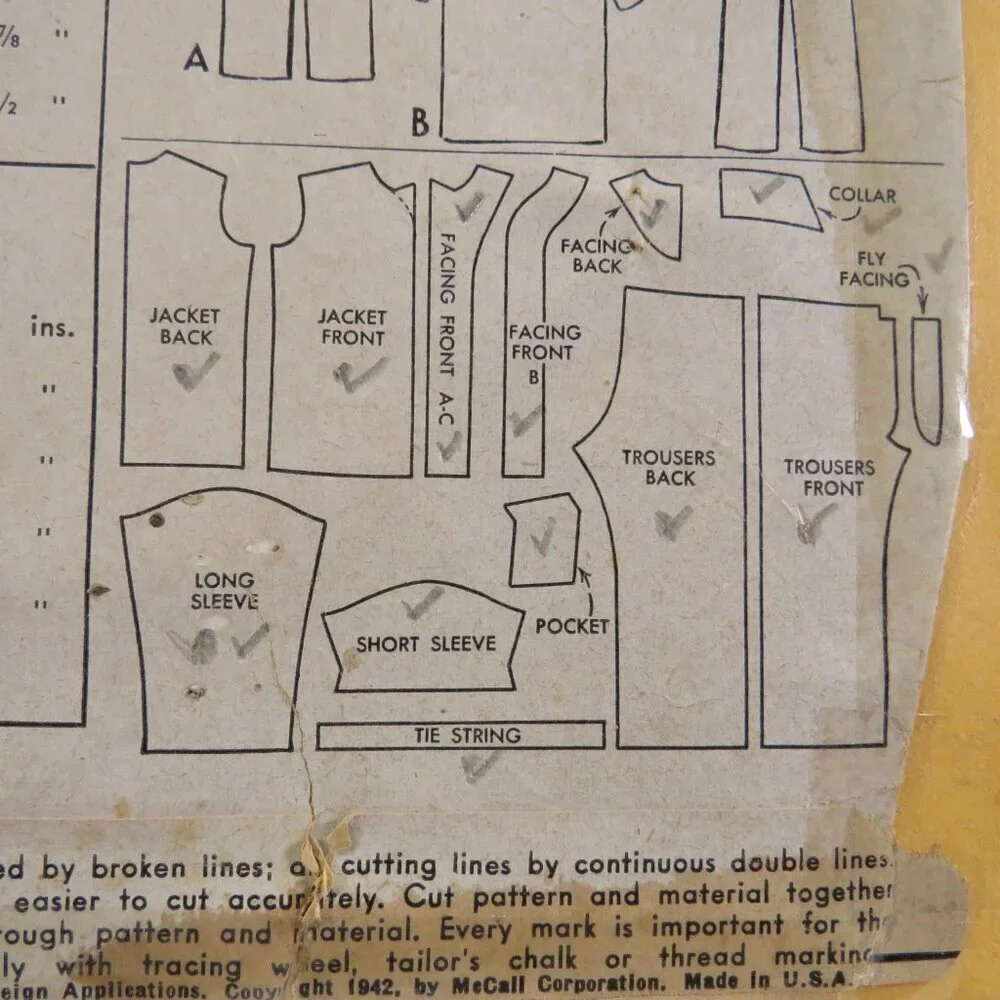 McCalls 5020 clothing pattern size 6 (problems) Sleep Clothes